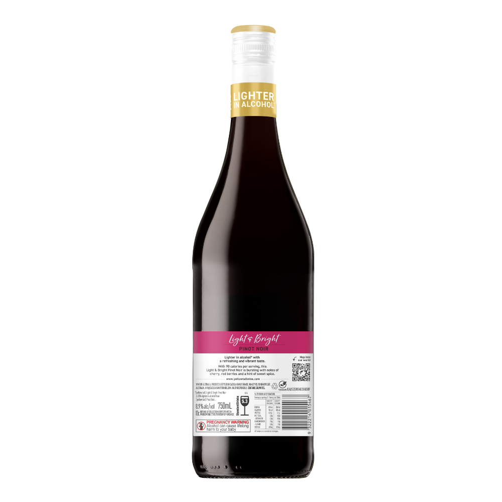 [yellow tail] Light &amp; Bright Pinot Noir