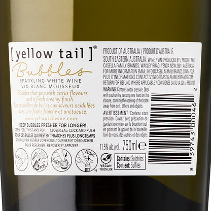 [yellow tail] Bubbles