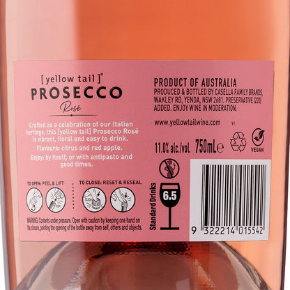 [yellow tail] Prosecco Rosé